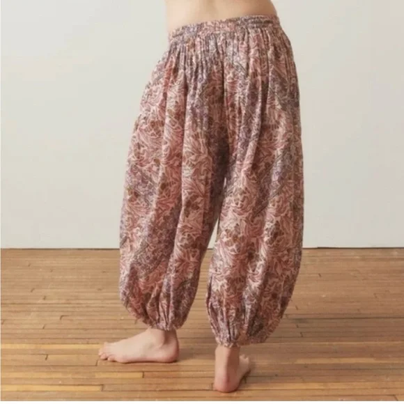 Urban Outfitters Out From Under NWOT Floral Harem Boho Pants - Picture 2 of 11